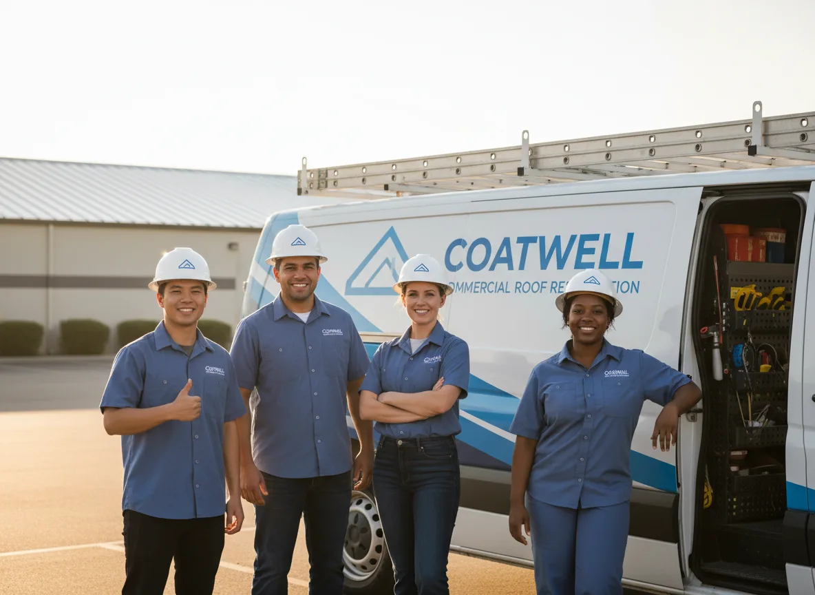 Commercial roof coating company in Beggs, OK